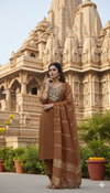 Bs 143 Slub Cotton With Embroidery Work Top With Bottom Dupatta Wholesale In India
